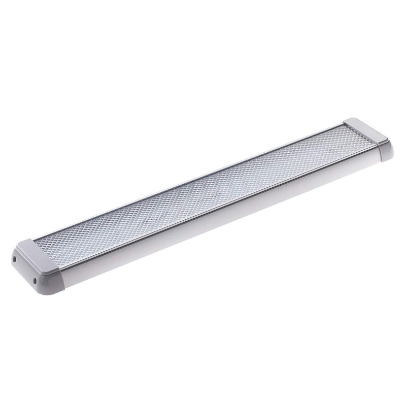 Raycharm RV Enclosed Trailer Interior LED Scene Light, 22.0" x 3.9" Aluminum Housing, 6000K Cool-White Large Spaces Illuminating, High-Output Low Ampere Draw, On/Off Rocker Switch, 12V-24V DC, 1-Pack - Image 3